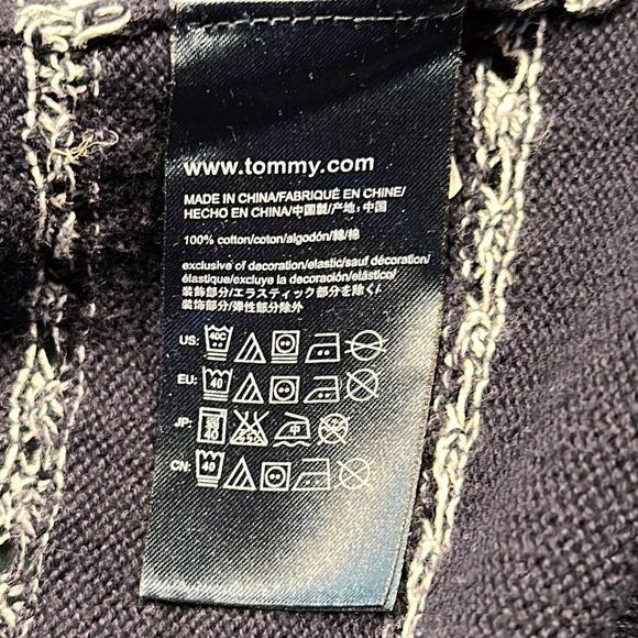 Timmy Hilfiger Nautical Long Sleeve Crew Neck Striped Sweater - Picture 8 of 8